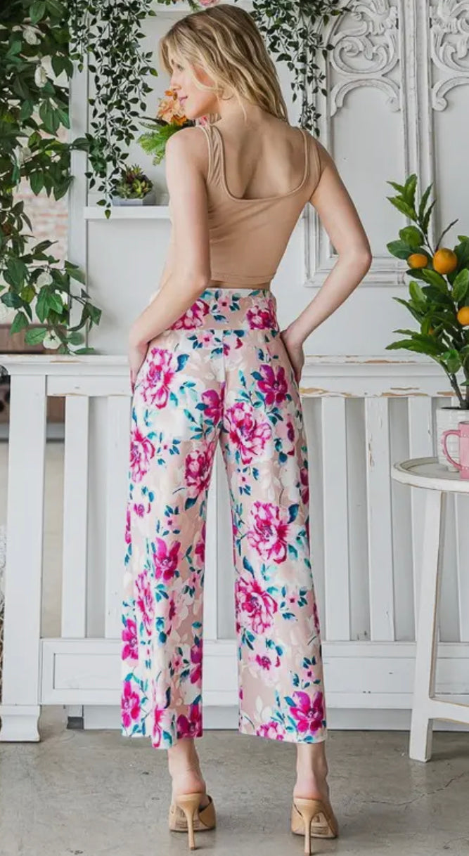Fabulous Floral Culottes Pant