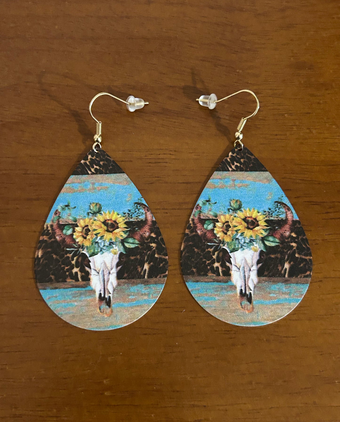 Bull Western earrings