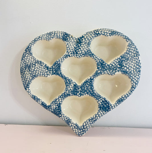 Heart porcelain stoneware