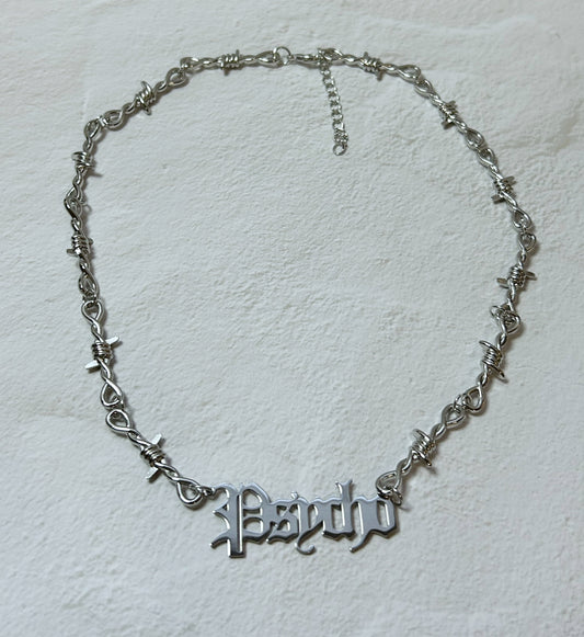 Psycho Barb Wire  Necklace