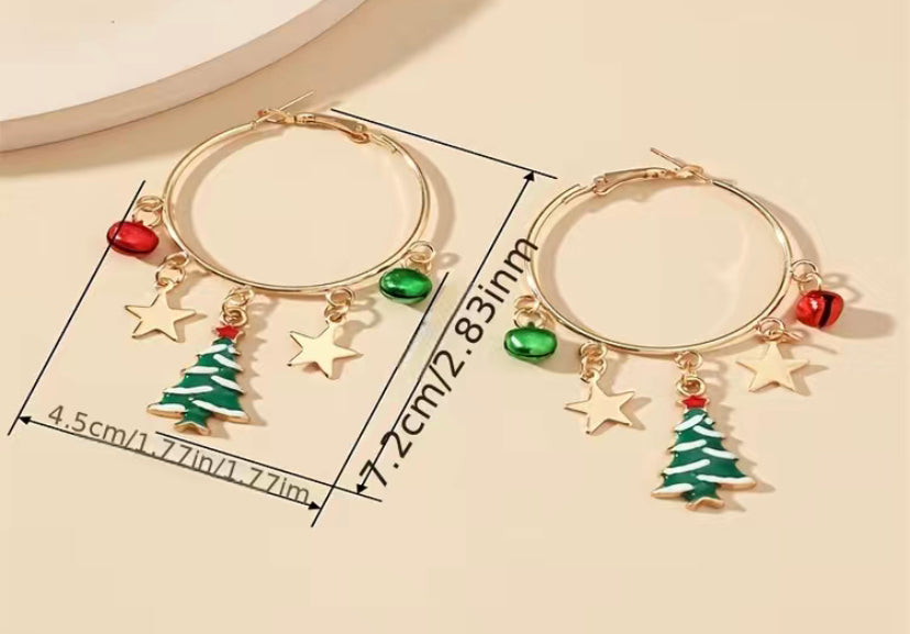 Holiday Dangle Charm earrings