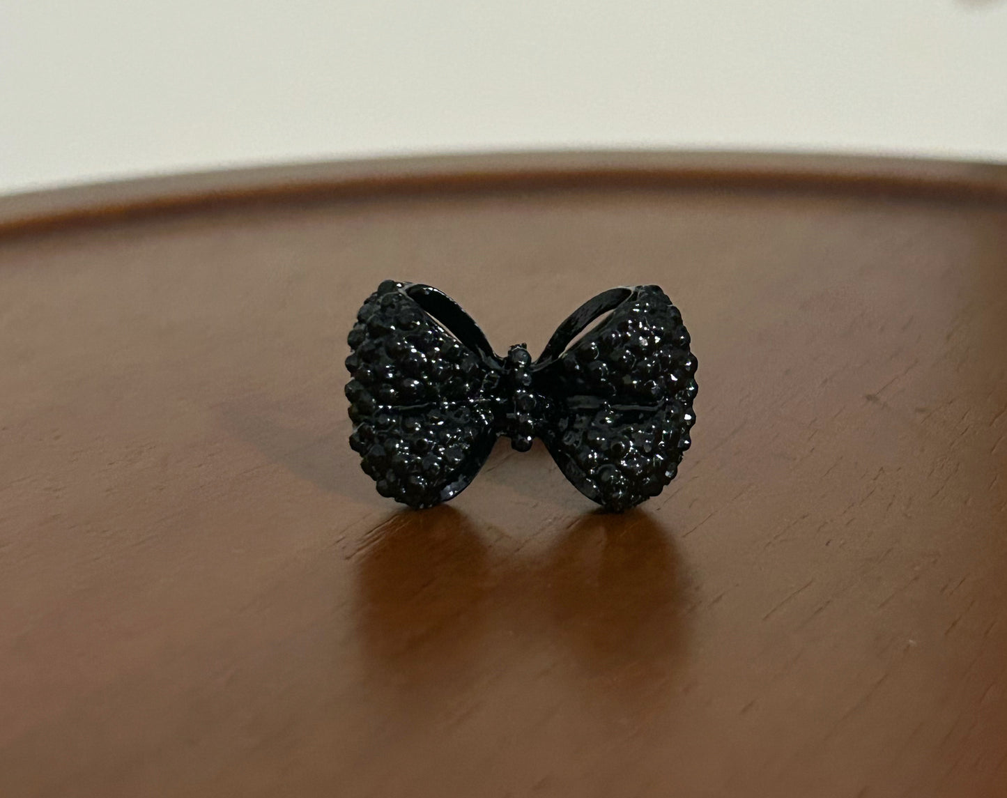 Bow Rhinestone Ring