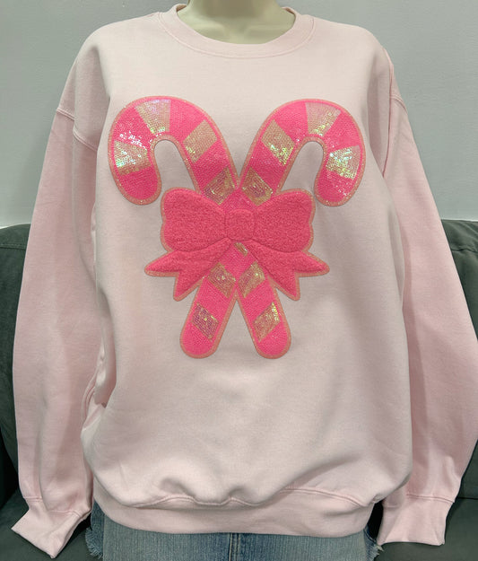 Candy cane Patch Sweatshirt