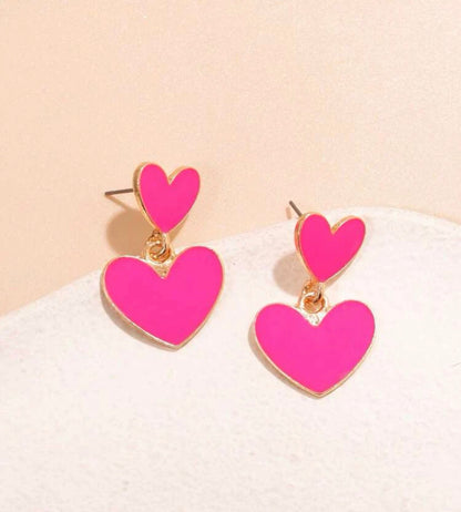 Heart earrings