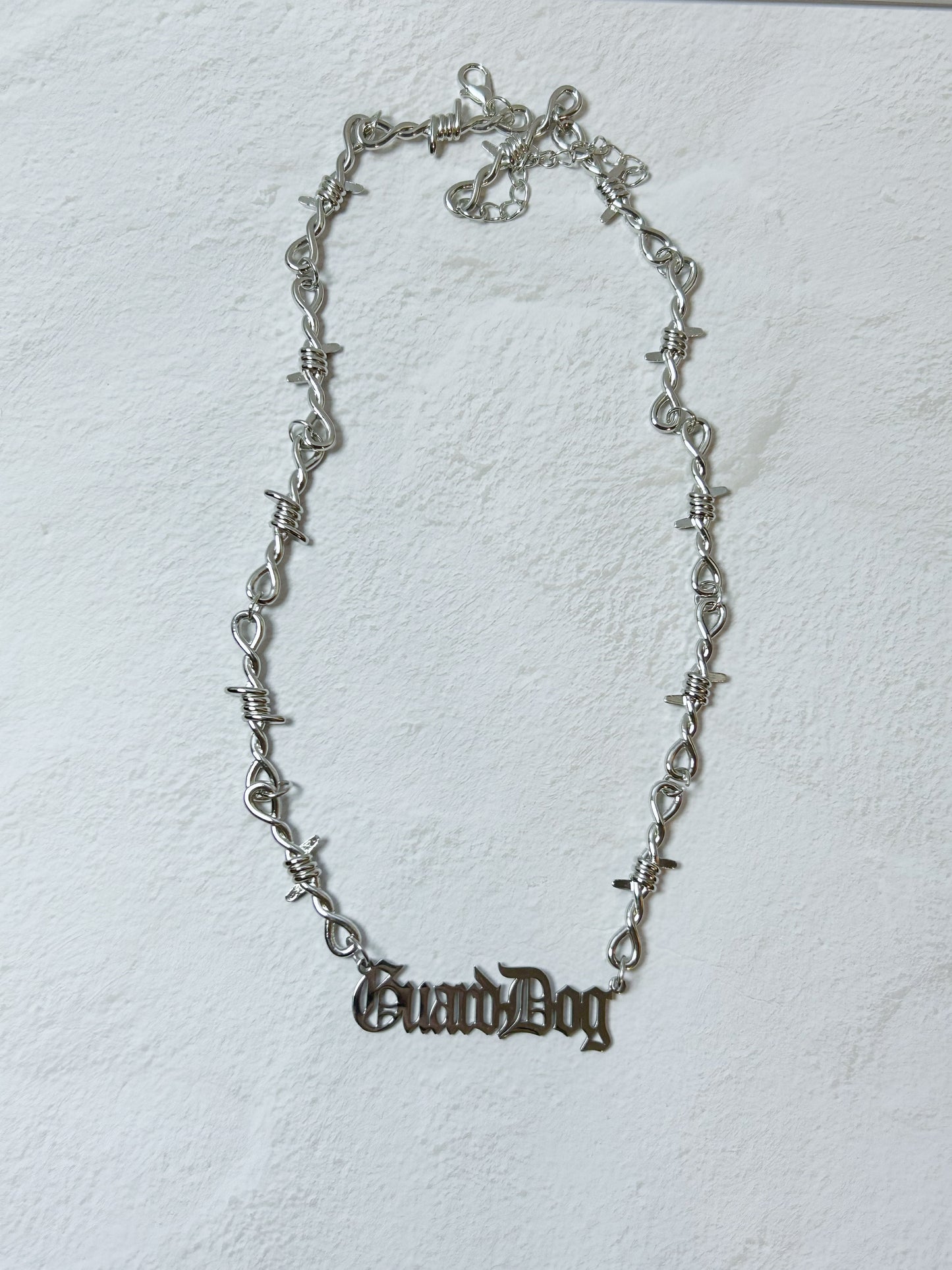 Guard Dog Barb Wire  Necklace