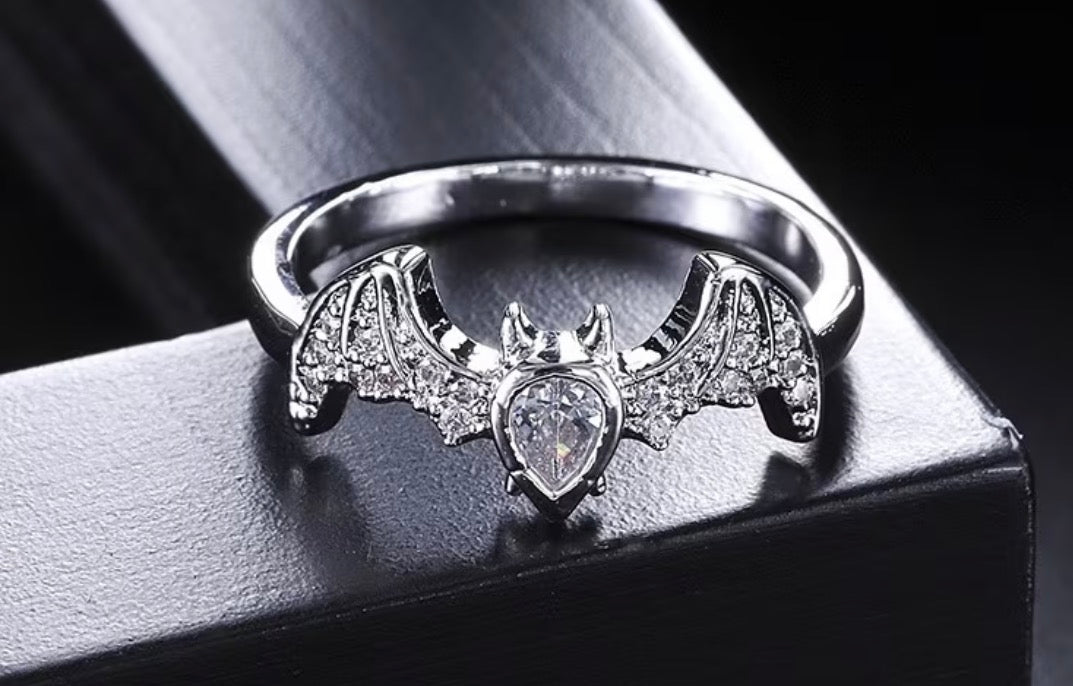 Gothic Bat Ring