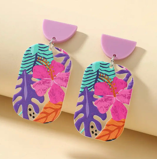 Bright Flower Earrings