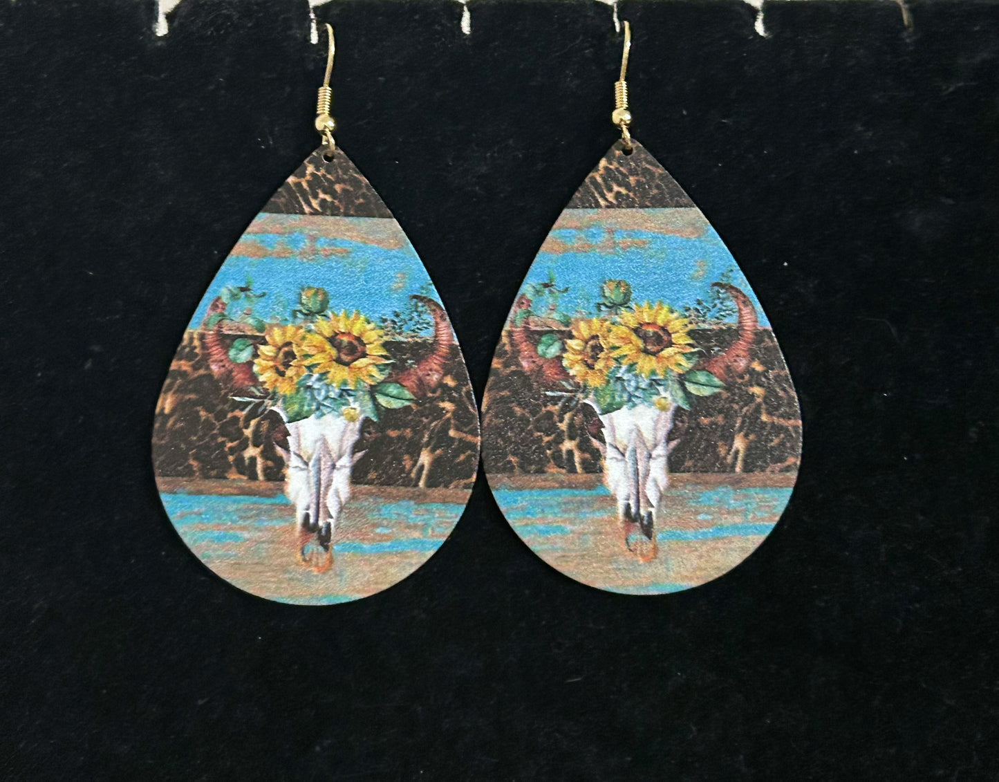 Bull Western earrings