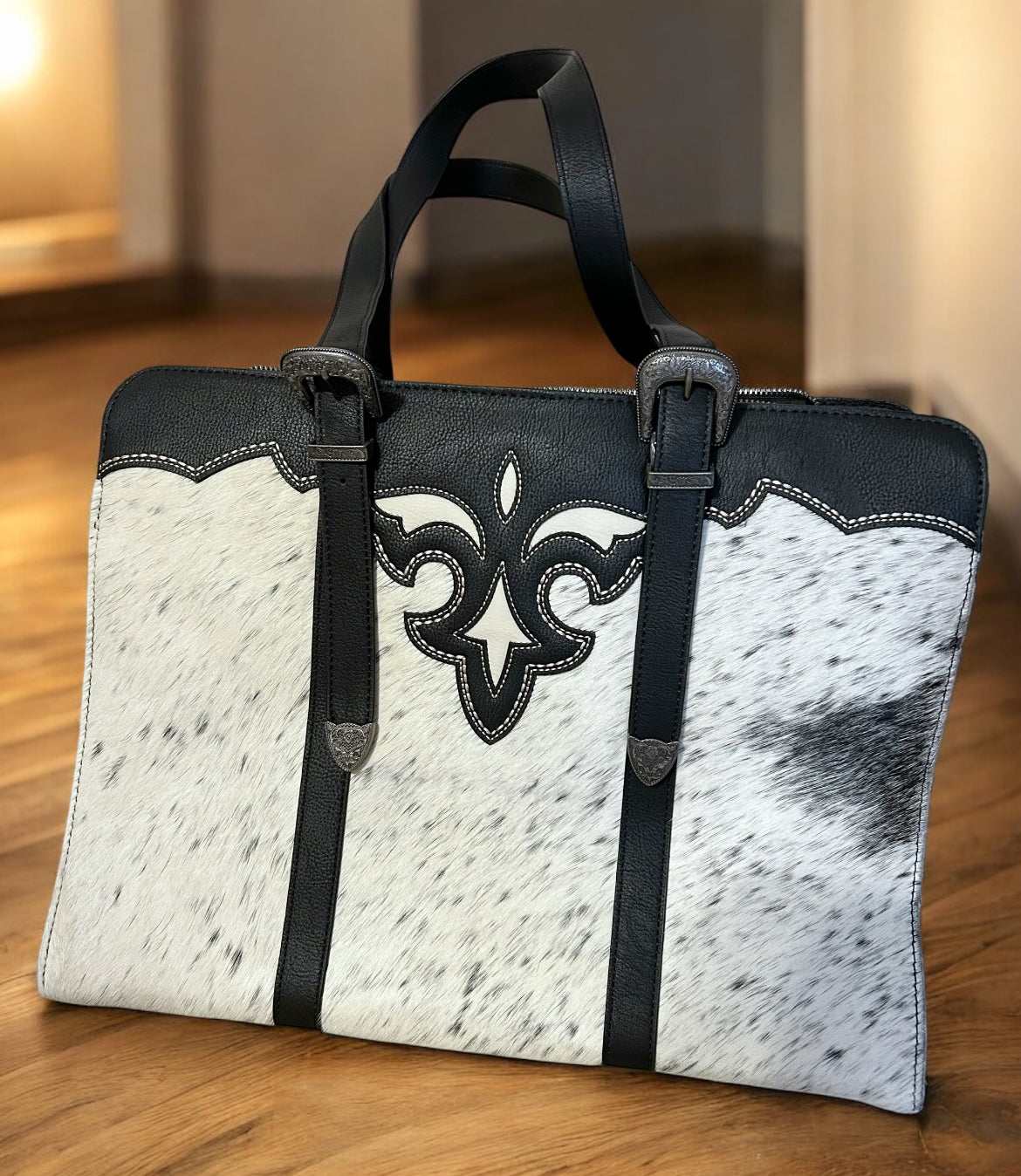 Montana West Trinity Ranch Cowhide Large Tote
