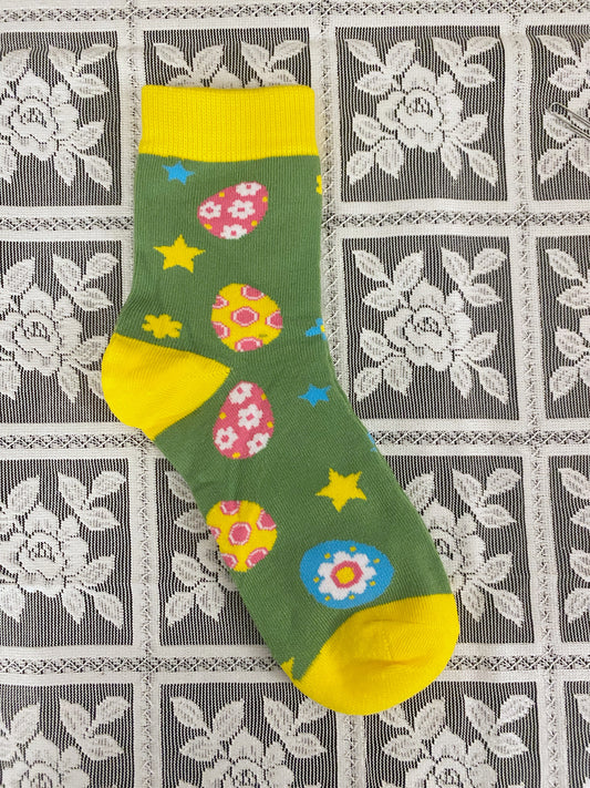 Eggs socks- green