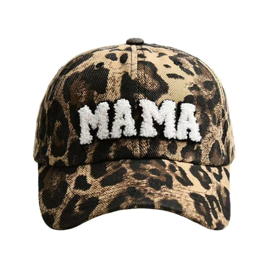 Leopard Mama Patch Hat