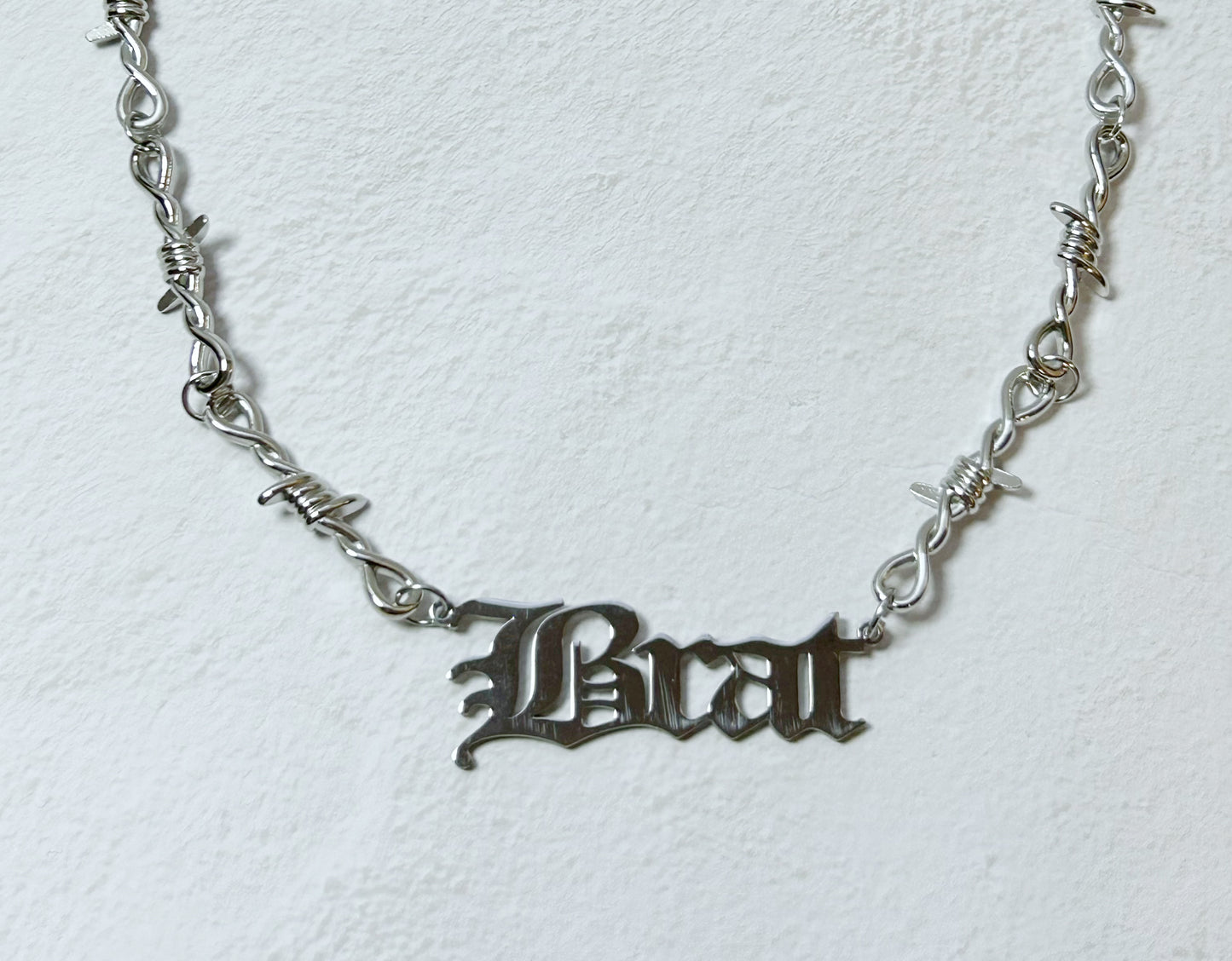 Brat Barb Wire  Necklace