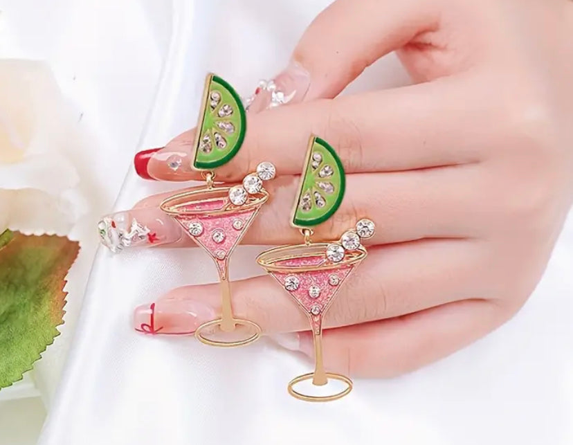 Pink Martini Earrings