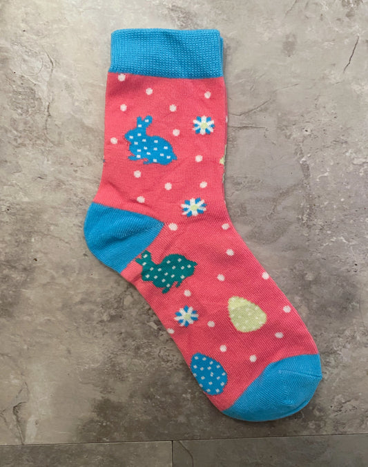 Pink Easter Socks