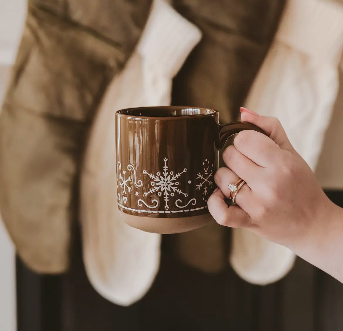 Gingerbread Stoneware Mug