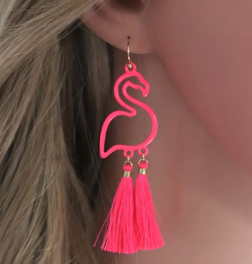 Flamingo Earrings