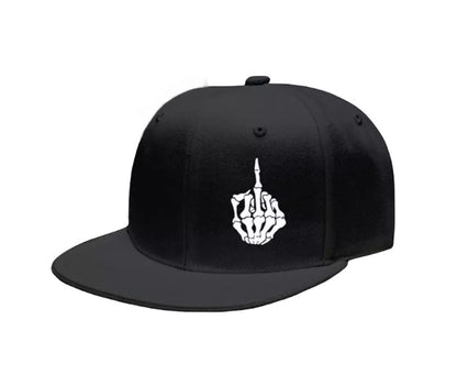 Skeleton middle finger hat