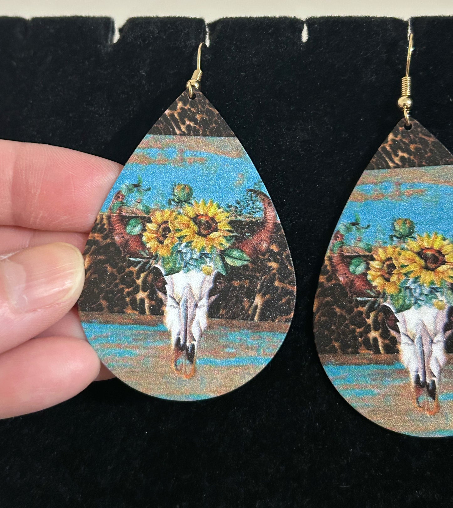 Bull Western earrings
