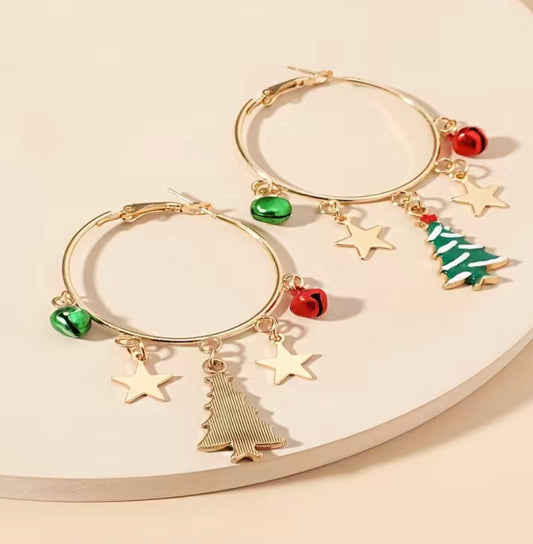 Holiday Dangle Charm earrings