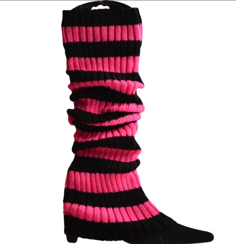 Rose Red Leg Warmers