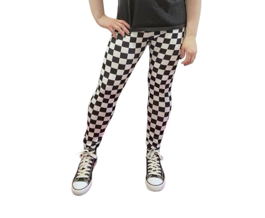 Y2K Checkered Leggings