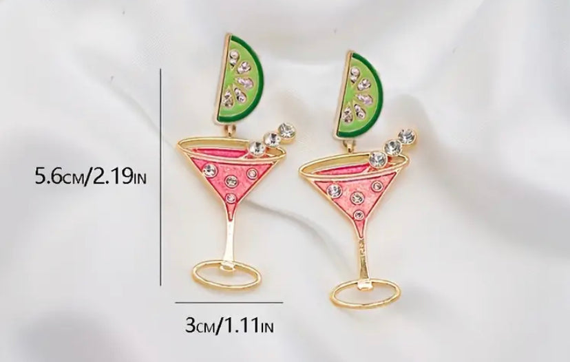 Pink Martini Earrings