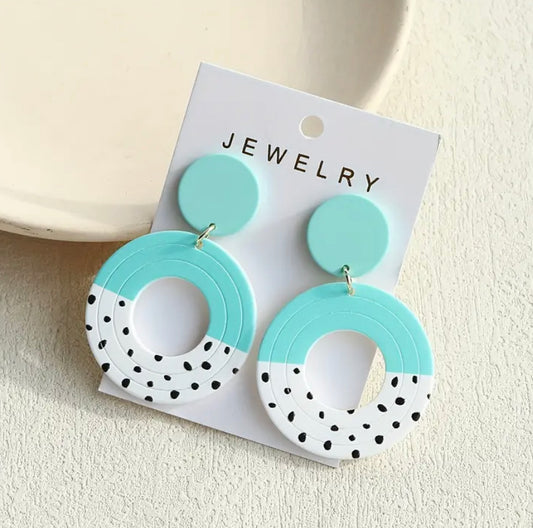 Dots and Pastels Earrings