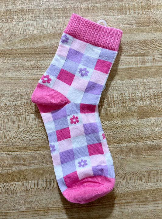 Pastel checker Socks