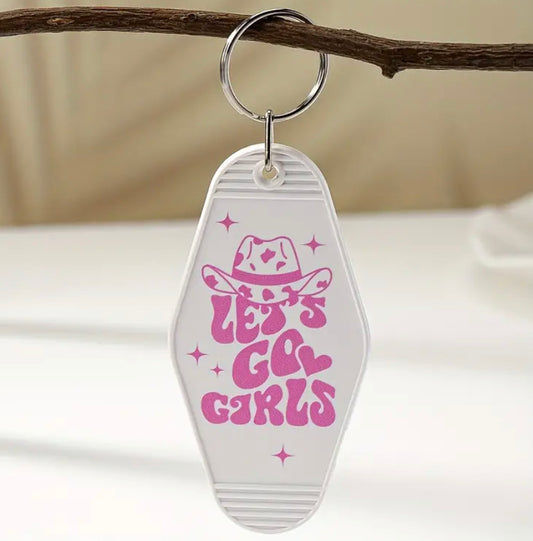 Let’s Go Girls keychain