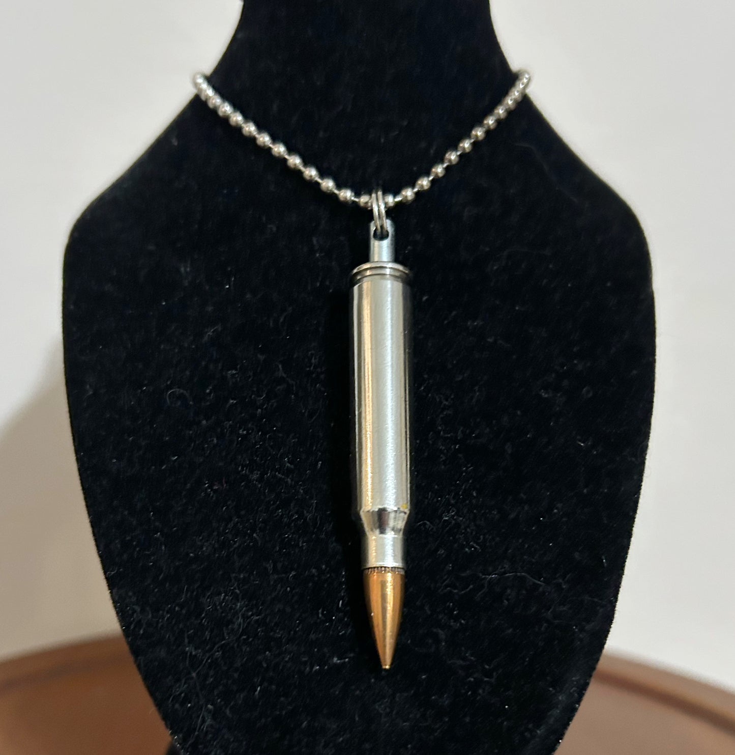 Bullet Necklace: silver