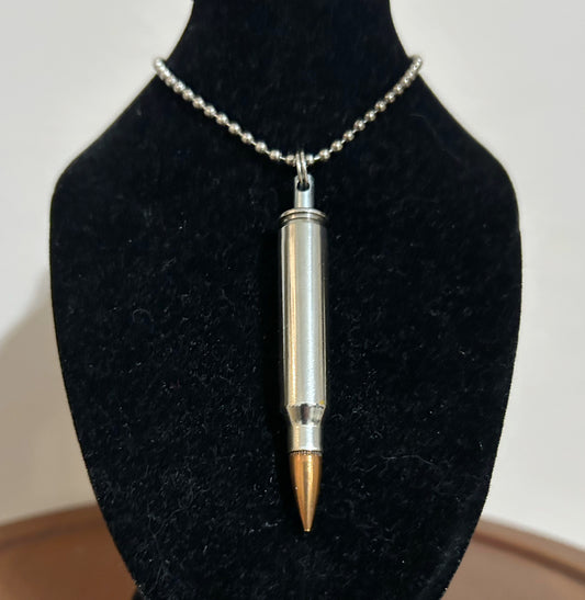 Bullet Necklace: silver