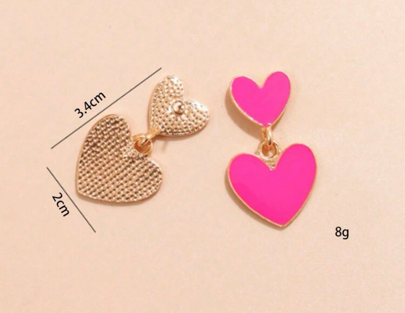 Heart earrings