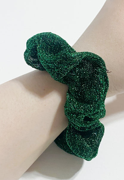 Shimmer scrunchies set of 2