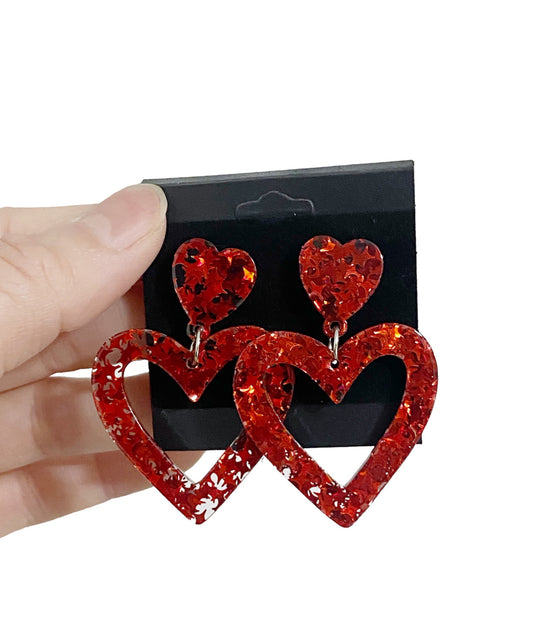 HeartBreaker Earrings Red