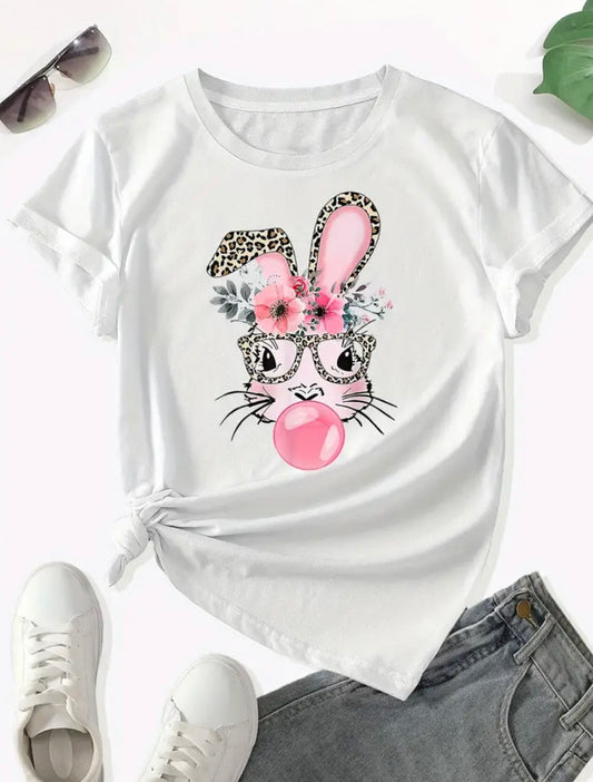 Leopard Bunny Tee