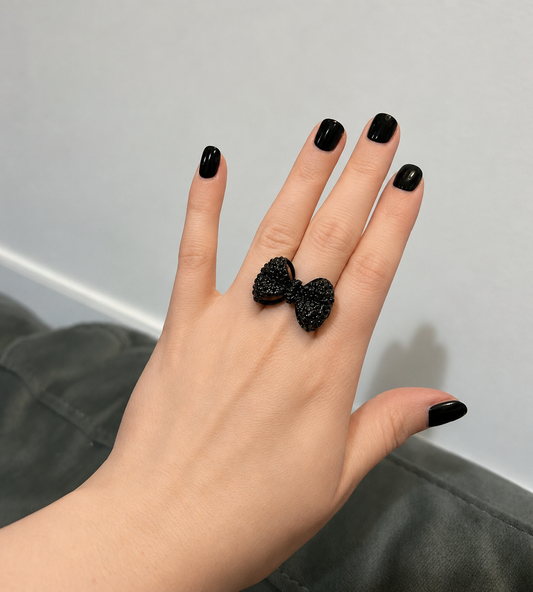 Bow Rhinestone Ring