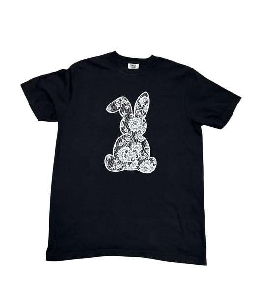 Lace Bunny Graphic Tee