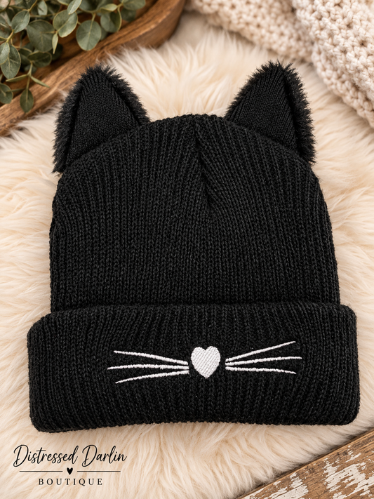 Cat ears beanie