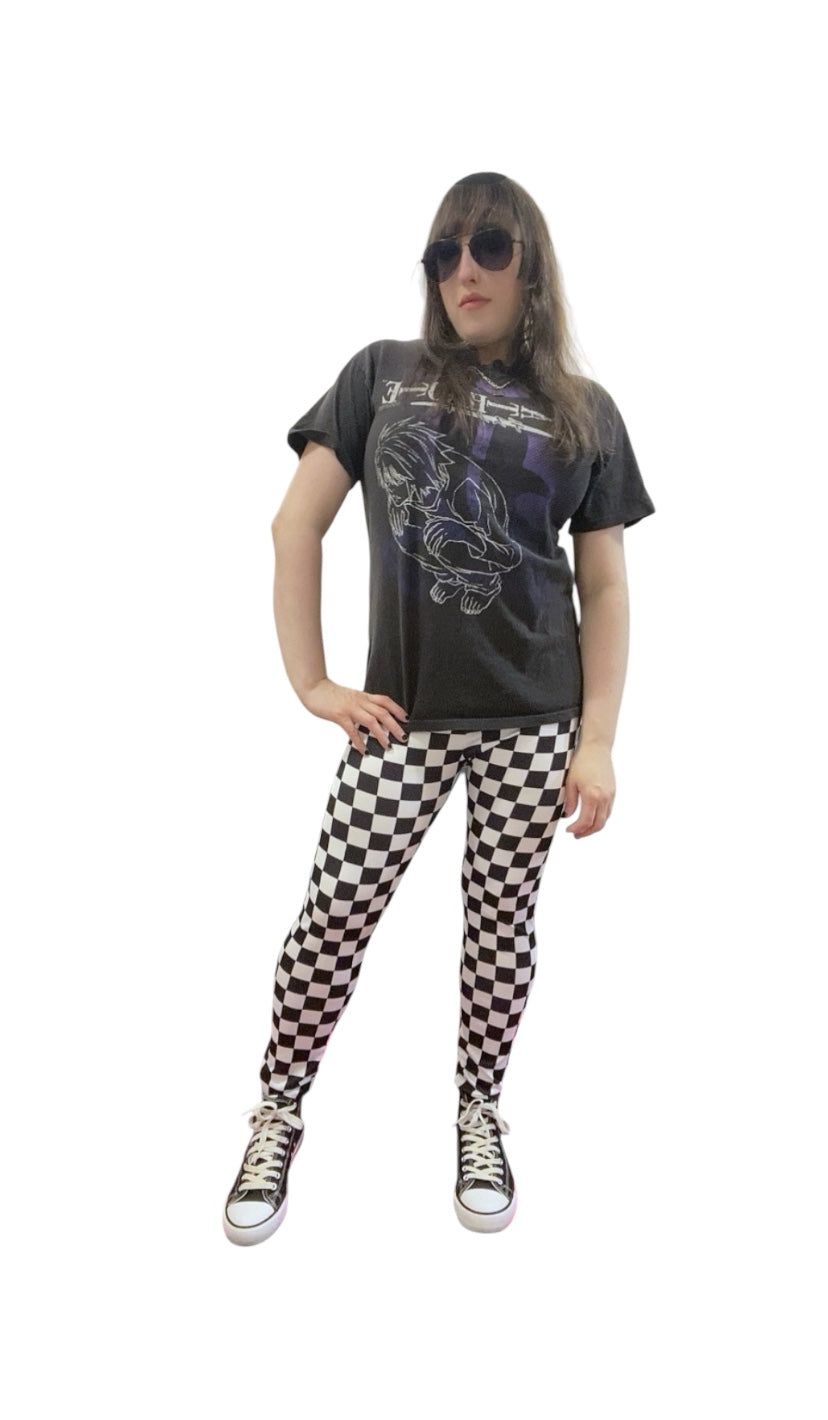 Y2K Checkered Leggings