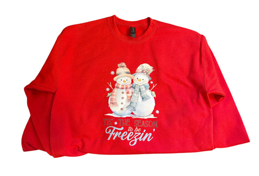 Snowmen Tis the Season Sweatshirt