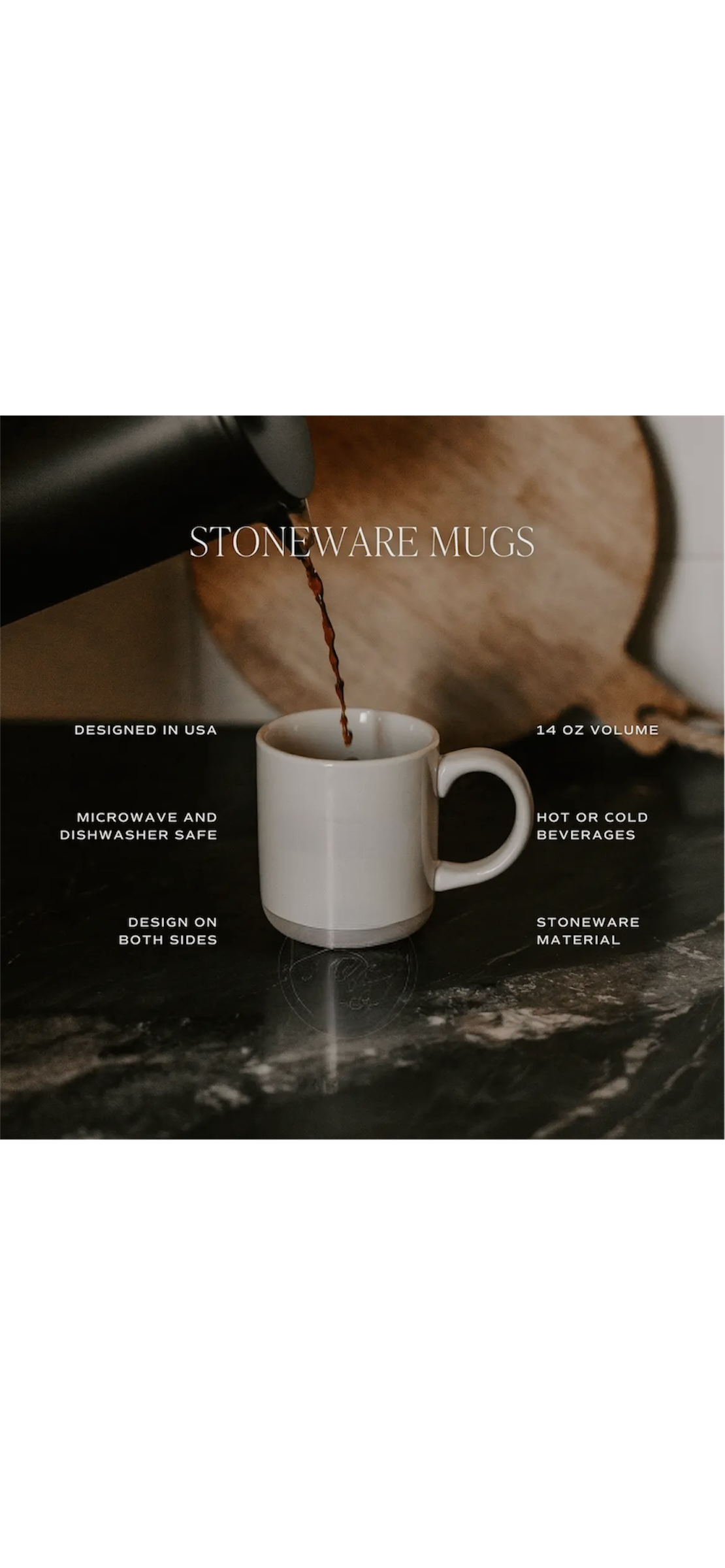 Gingerbread Stoneware Mug