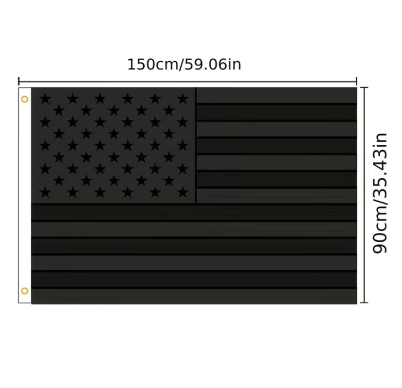 Black American flag