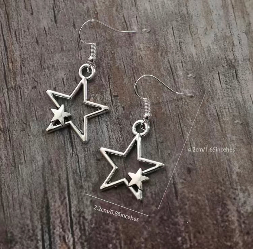 Star earrings