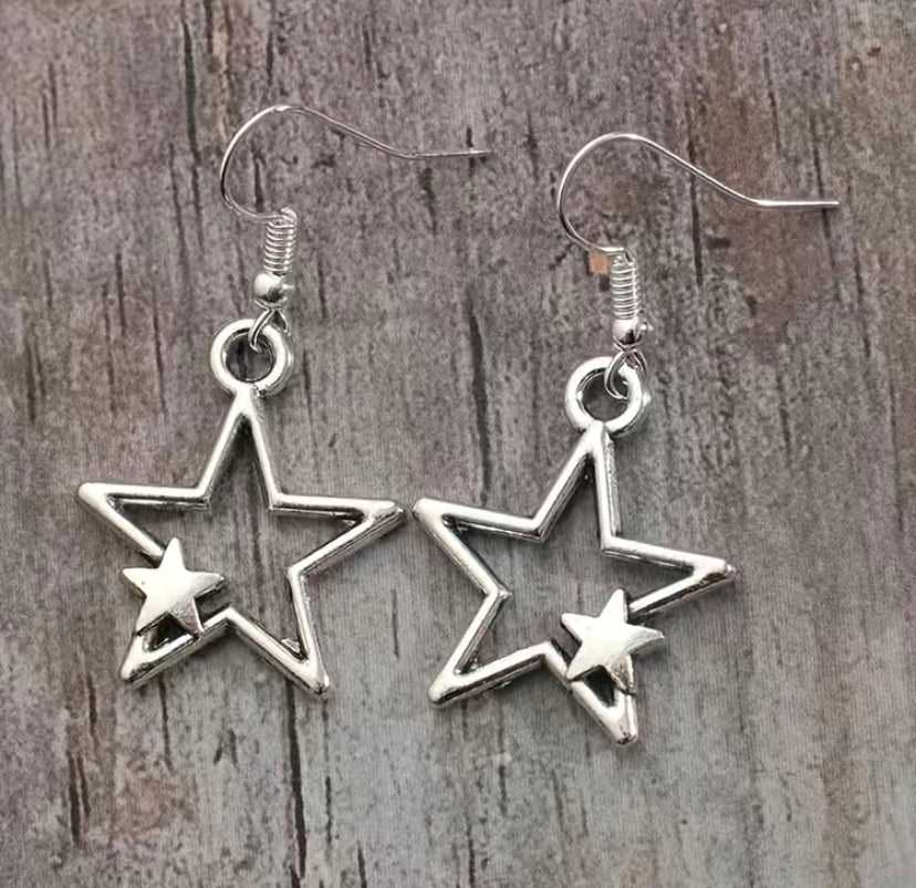 Star earrings