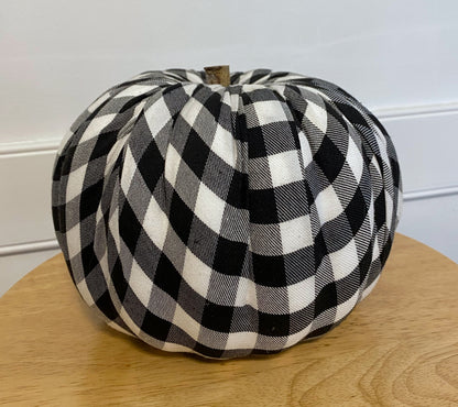 Plaid Pumpkin Large