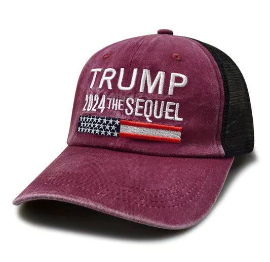 Trump the Sequel hat fuchsia 2024