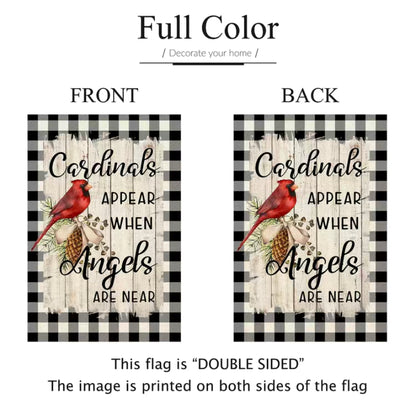 Cardinals garden flag