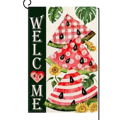 Watermelon garden flag