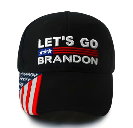Lets Go Brandon USA flag hat