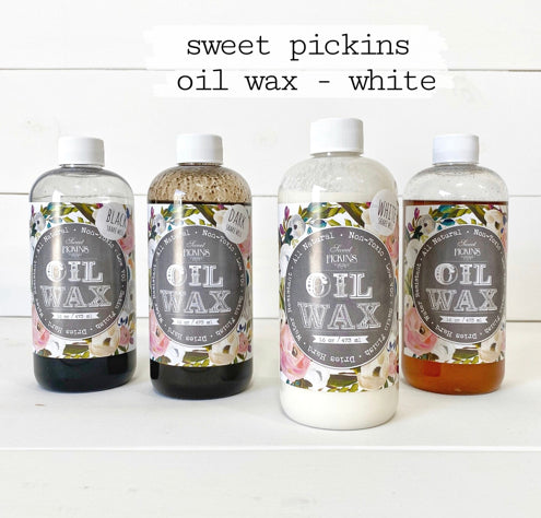 White Oil wax – sweet pickins